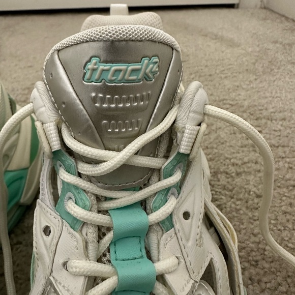 Balenciaga Rubber Mesh Tri-Color Womens Track.2 Open Sneakers, Size 40 - Picture 12 of 16